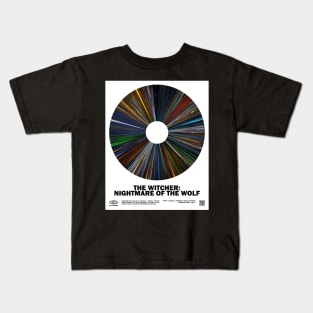 minimal_The_W.itcher: Nightmare of the Wolf  Warp Barcode Movie Kids T-Shirt